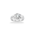 NAGPAL JEWELLERS Classic Solitaire Men's Band, size 21, with a single round-cut diamond set in a polished silver-toned metal band.