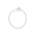 SILVAS silver chain necklace with a delicate link design and adjustable clasp closure.